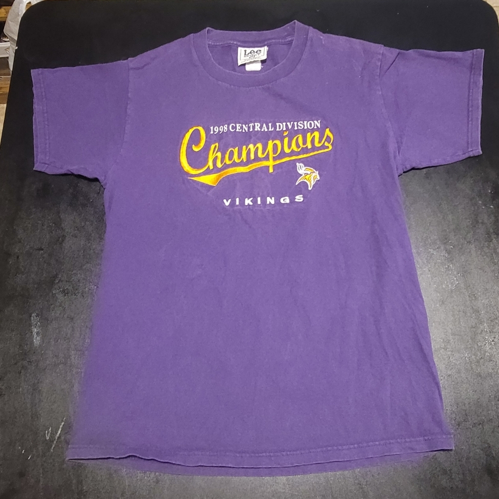 Vintage Minnesota Vikings 1998 NFC Central Champions Tee